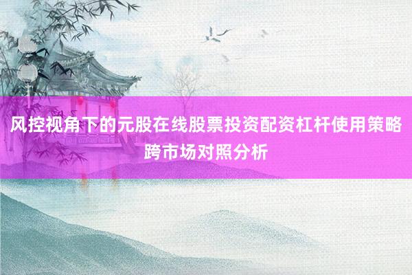 风控视角下的元股在线股票投资配资杠杆使用策略跨市场对照分析